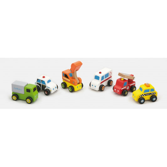 Set de 6 minivehicule - serviciul de urgente [ps:4a673a00-d204-4a48-8700-7ae745761c7d]