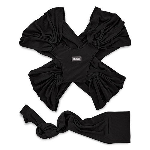 Sistem de purtare wrap elastic pentru bebelusi BabyJem - Negru [ps:5be18926-c0a2-4254-aa16-a83246b348f8]