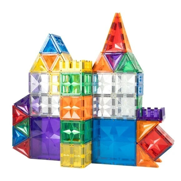 Set magnetic de construit 125 piese, Cleverclixx - Imagine 3 [ps:bfc7155a-c3b3-474e-b7bc-59e4a25633bf]