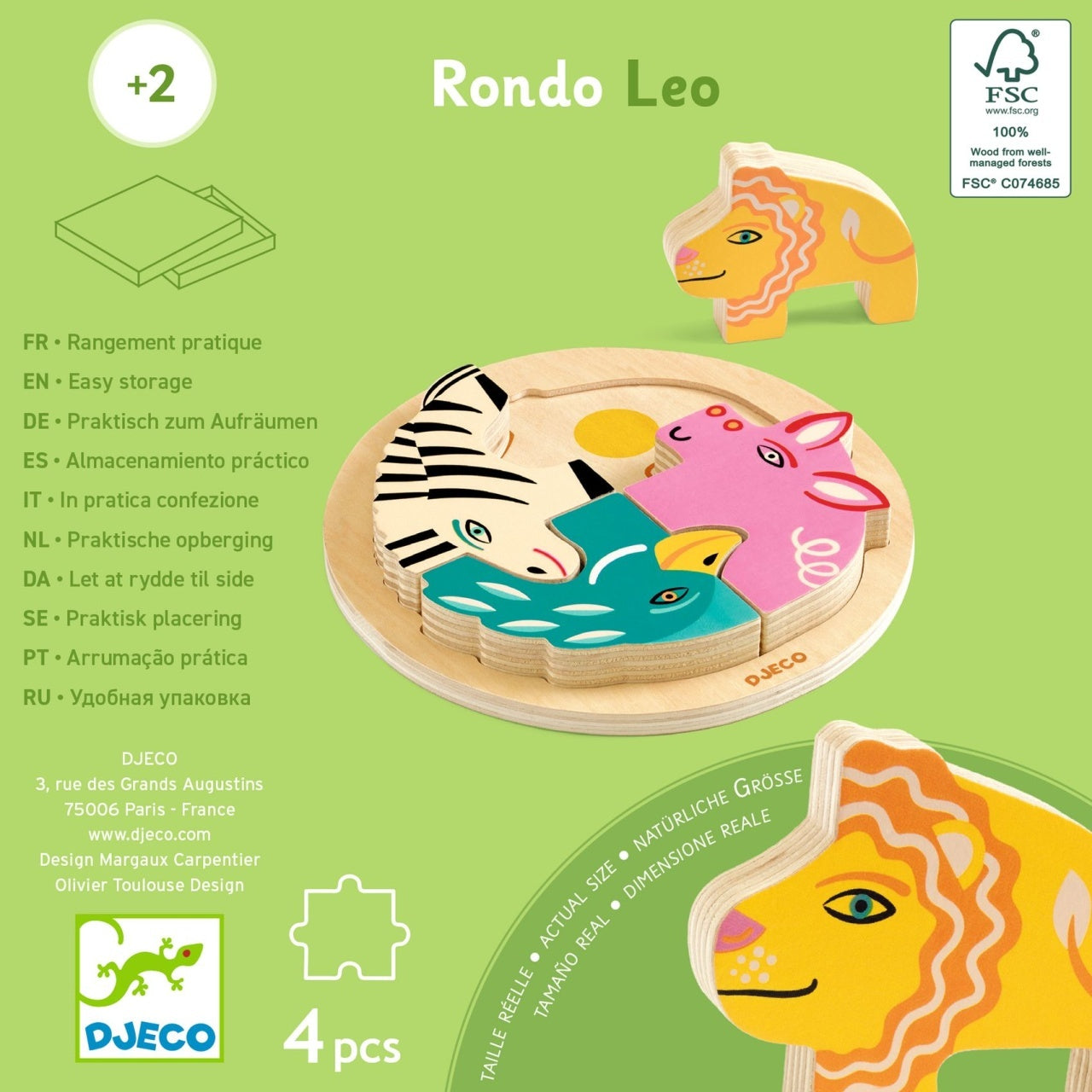 Puzzle din lemn Rondo Leo, Djeco - Default Title (4) [ps:b51a7e88-2940-411d-a342-97abfaca8079]