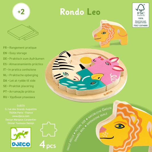 Puzzle din lemn Rondo Leo, Djeco - Default Title (4) [ps:b51a7e88-2940-411d-a342-97abfaca8079]