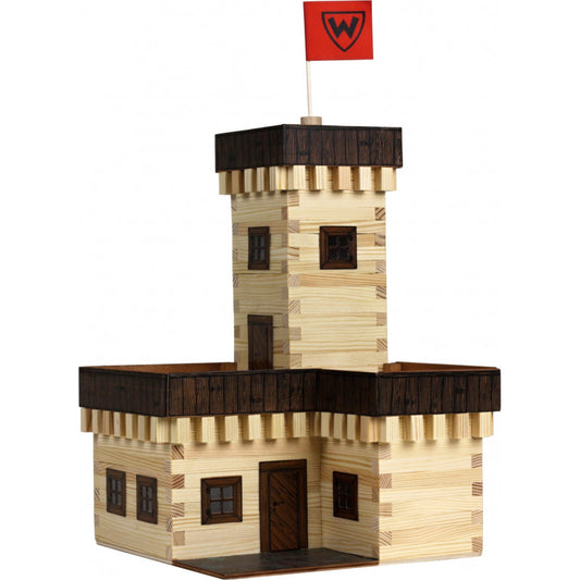 Set constructie arhitectura Castel de vara, 296 piese din lemn, Walachia [ps:3adc0e74-91d2-4d04-b700-007be8cfc9d9]