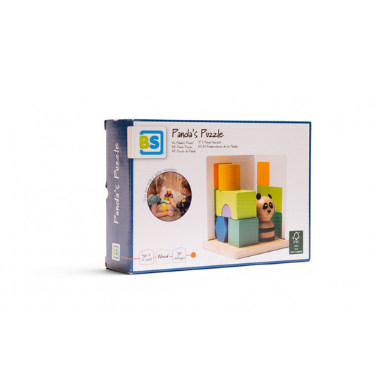 Joc de  logica Panda Puzzle, BS Toys [ps:4d8d5edb-1f64-4d19-91c0-0c8188b60d50]