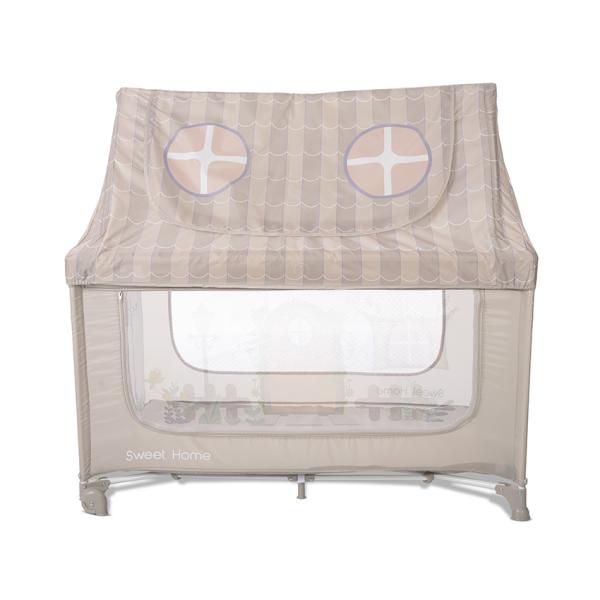 Pătuț Pliabil Lorelli Sweet Home, 2 Nivele, Beige - Beige (4) [ps:038f3c2b-f697-4714-9936-b6febedeac75]