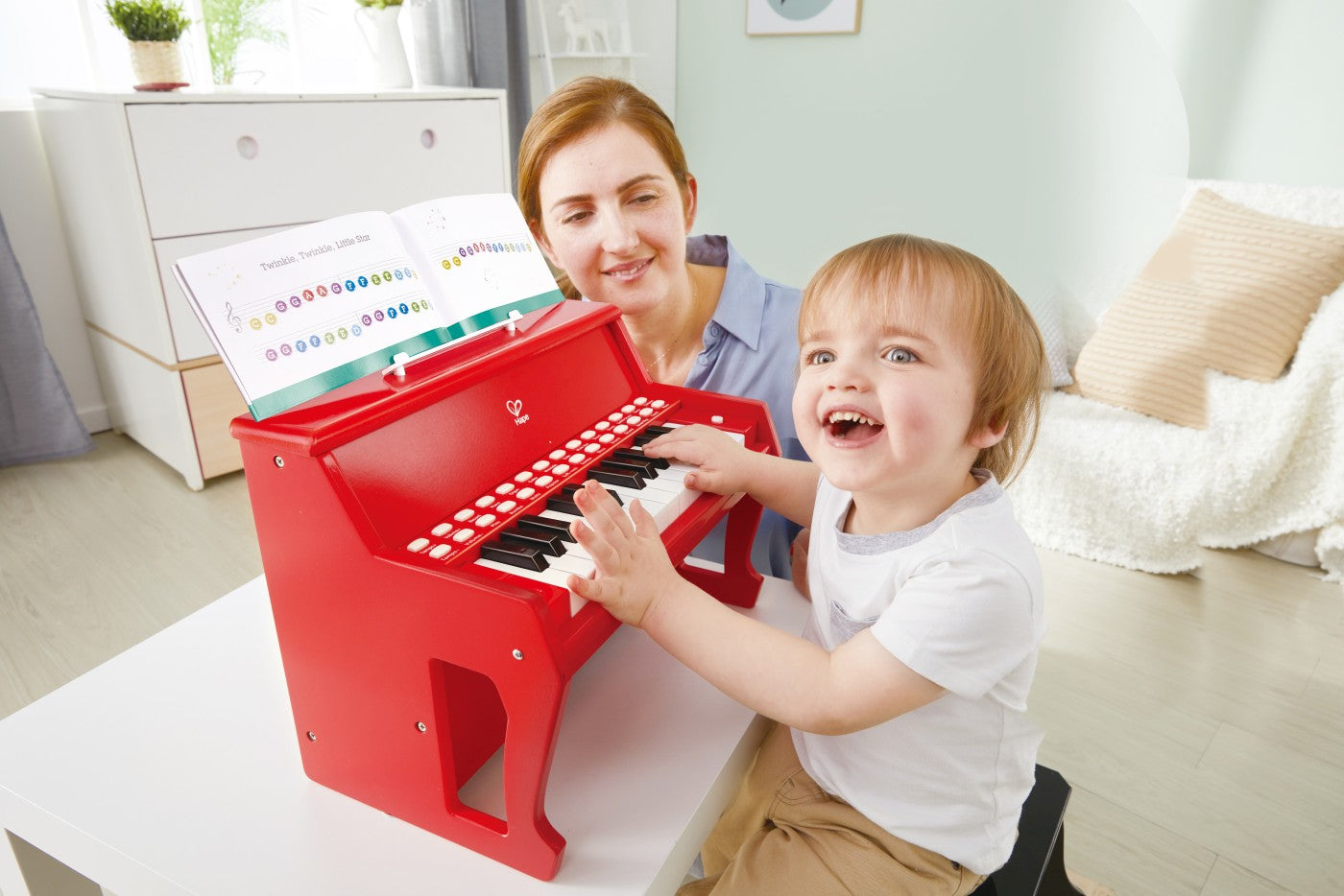HAPE PIAN ELECTRONIC ROSU CU LUMINI - Imagine 5 [ps:06db89fd-928b-4ae9-8289-4c694c2e676f]