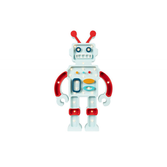 Lampa LITTLE LIGHTS Robot, Metalic Blue [ps:f78754bb-d5b5-4452-87dd-9328ebbe8e82]