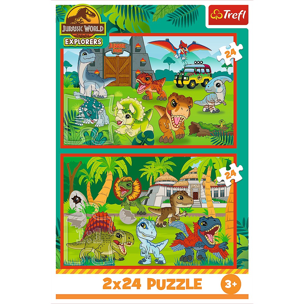 PUZZLE TREFL 2X70 JURASSIC WORLD UNIVERSUL JURASSIC PARK - Imagine 4 [ps:f46ea063-fc55-4f60-960d-85af631517b1]