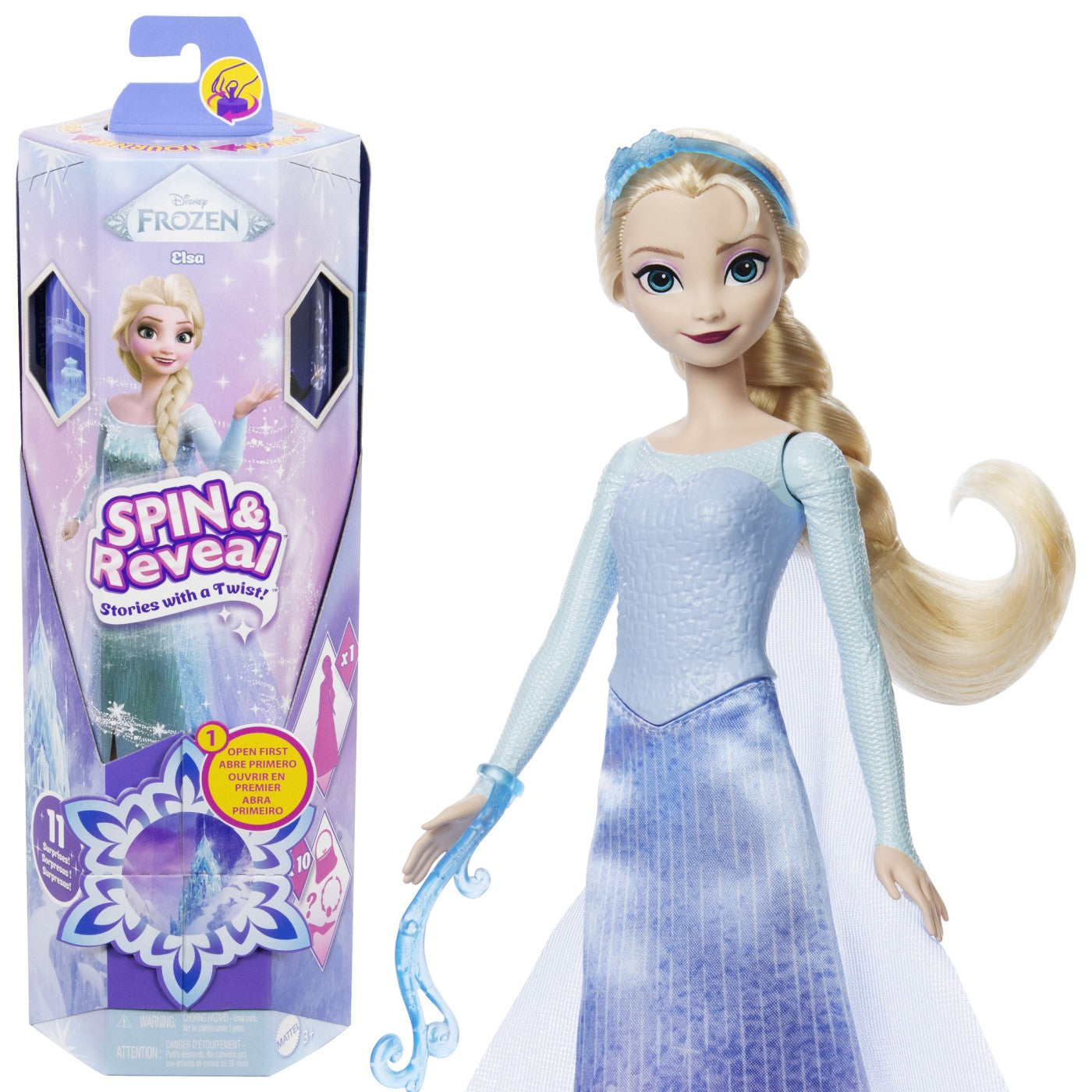 DISNEY FROZEN SPIN AND REVEAL PAPUSA ELSA Mattel - Imagine 7 [ps:40cda35a-1fd1-4a62-adc5-f576051cc423]