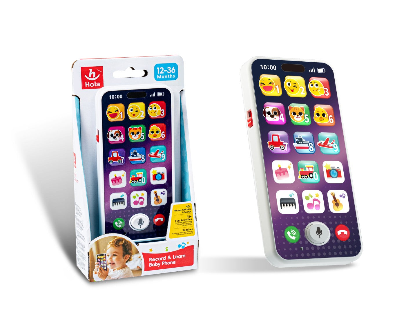 TELEFON MOBIL INTERACTIV BEBE INREGISTREAZA SI INVATA - Imagine 4
