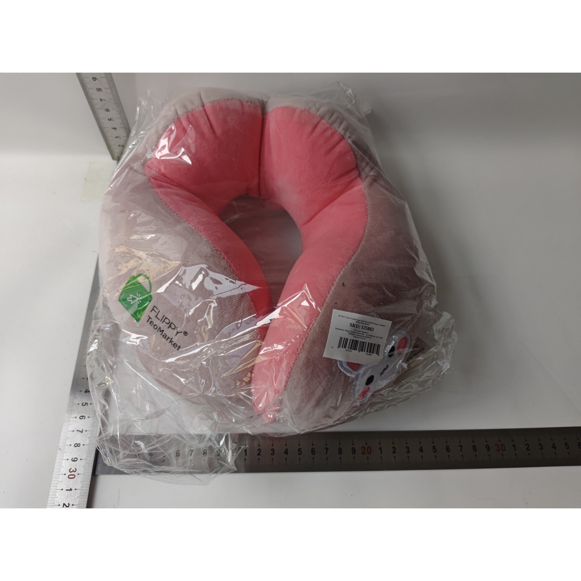Perna de Calatorie Flippy pentru Gat si Cap, Iepure, Lila - Roz (4) [ps:d5f01847-7311-4d44-b740-036ecea4b38c]