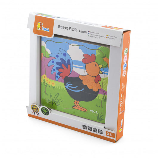 Puzzle in straturi Evolutie cocos, Viga [ps:6e3c9011-eea3-4fbf-8d6f-d59795711fb4]