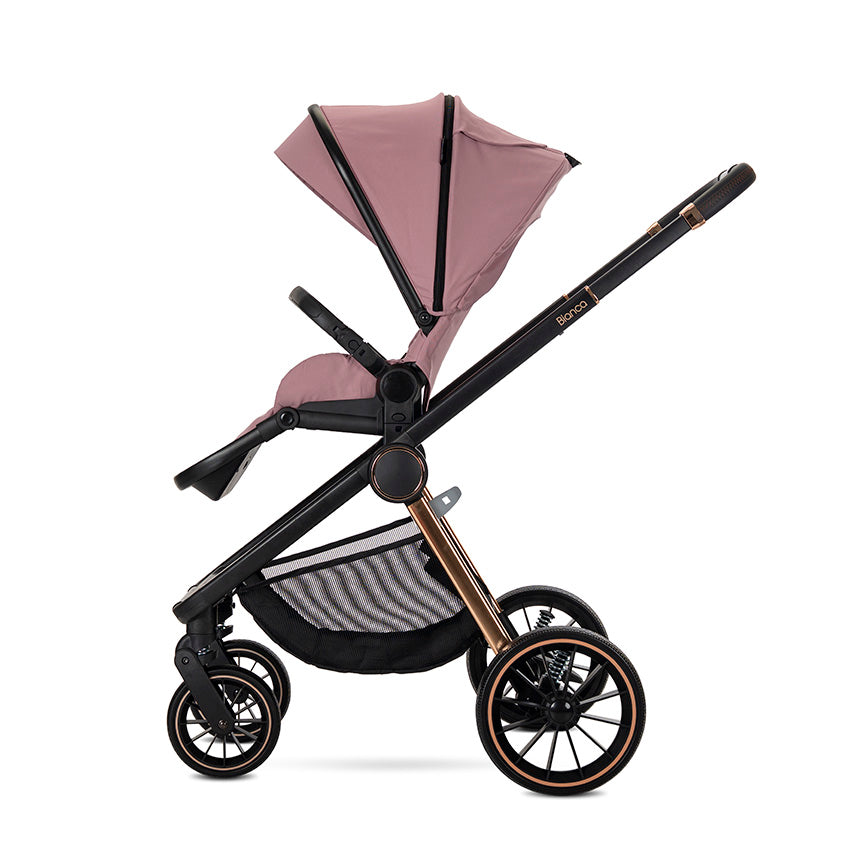 Cărucior Set 3 în 1 Lorelli Bianca, Beige, Sistem - Pink (4) [ps:81845514-5359-4319-a6df-15f0a8aa66de]