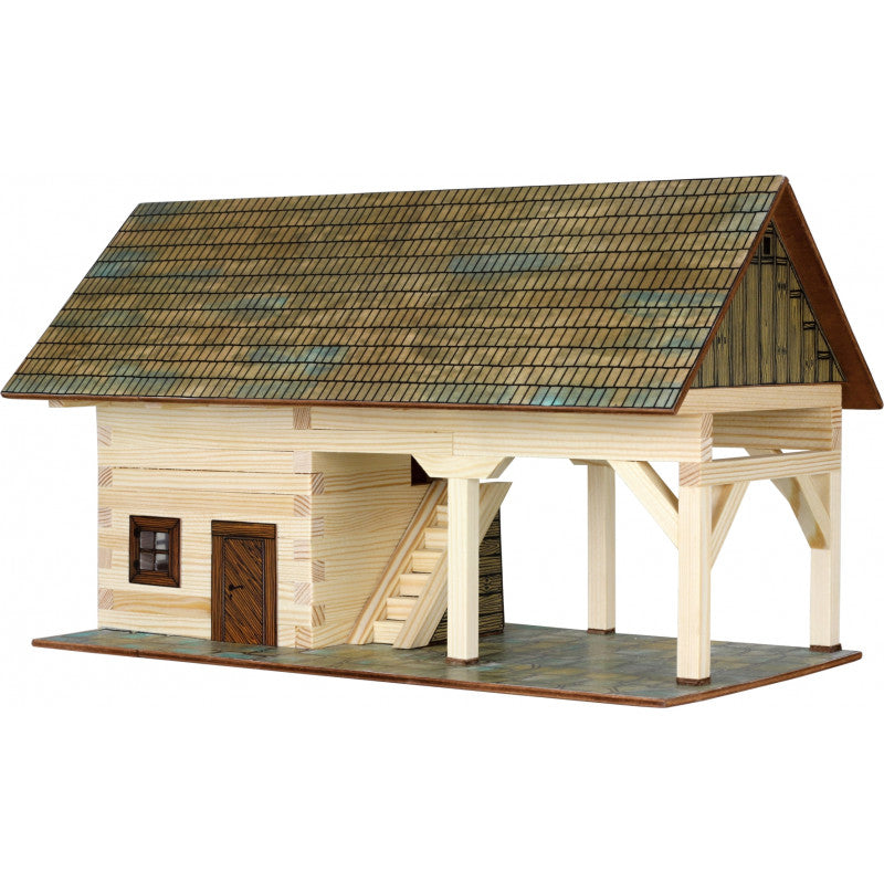 Set constructie arhitectura Sopron, 131 piese din lemn, Walachia [ps:977328c9-d92b-41c4-9207-5c7ea6a03c65]