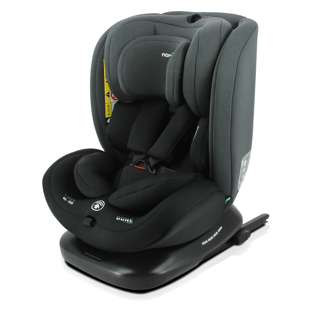 SCAUN AUTO NANIA DUNE, 40-150 CM, GREY TEAM TEX - Gri (4) [ps:ad9cf33b-49b1-497d-8ac8-3ba697423d3d]