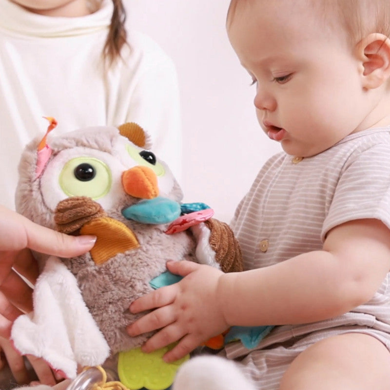 Jucarie senzoriala din plus cu activitati si vibratii Bufnita, PlayQ Sigikid [ps:2896e082-fac4-43b7-a71b-1b50efec6e46]