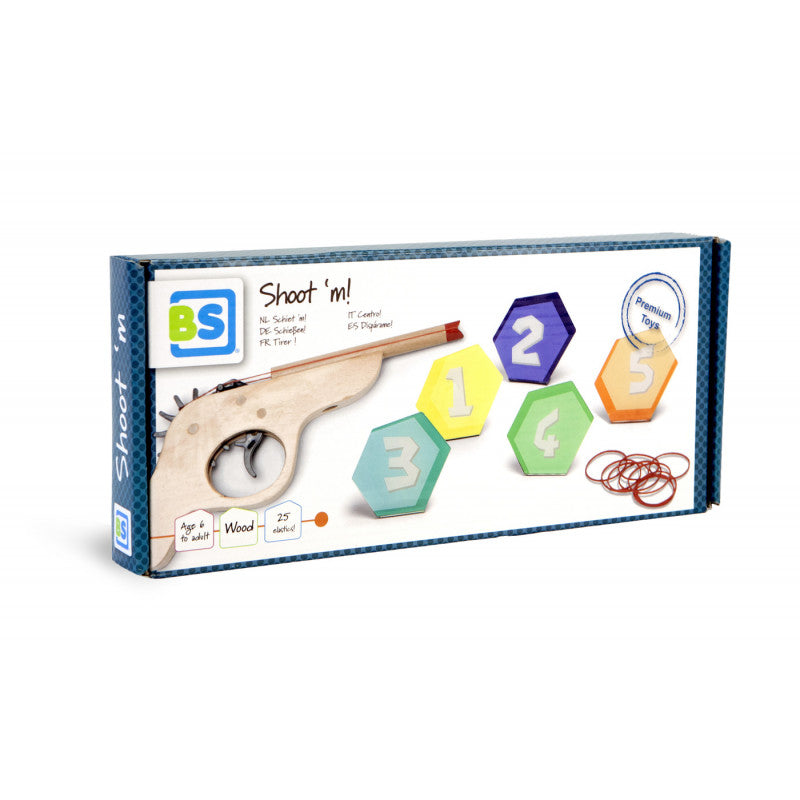 Pistol cu elastice, joc de tras la tinta, BS Toys [ps:aa002616-830e-4fba-b3ff-fd0eed41efc3]