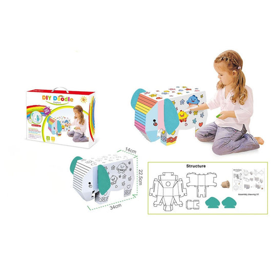 Jucărie Creativă Elefant 3D Flippy - Set Asamblare și - Default Title (4) [ps:520a6a18-3a1b-49c1-b0fc-87a4463ca3fd]