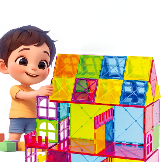 Set 120 Piese Magnetice de Construcție Flippy, 3 Ani - 120 (4) [ps:debc3277-df48-40a6-a6d5-b1d6f2a707bc]