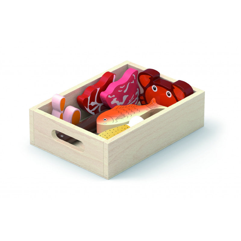 Set alimente de frigider din lemn, Viga [ps:70eae336-d84a-4f3f-821e-1629d10971be]