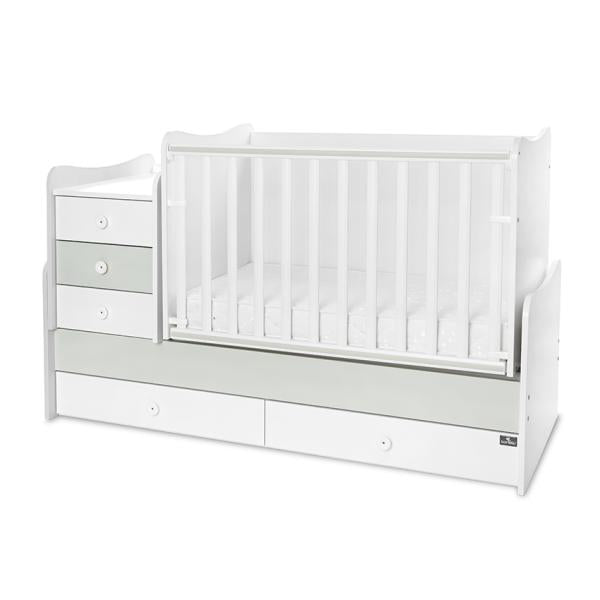 Mobilier Multifuncțional Lorelli Maxi Plus, Trio White Oak - White Milky Green (4) [ps:2faffa01-3f5f-44fb-882f-16b2a4bb3d71]