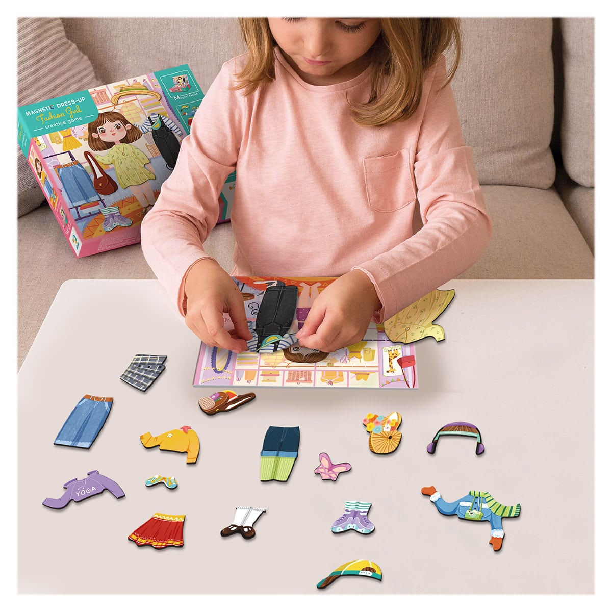 Joc Magnetic Fashion Girl Dodo Toys - Jucărie de Rol - Default Title (4) [ps:335f556d-91c9-4701-ad41-9c5ca7160ca2]