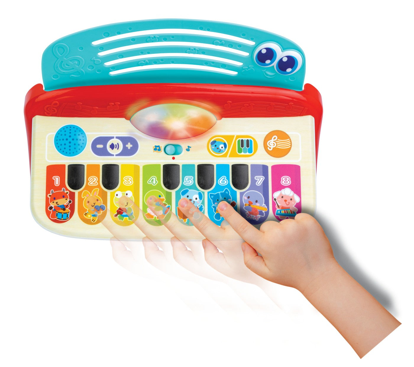 WINFUN PIAN CU SUNETE SI LUMINI CU 8 TASTE - Imagine 4