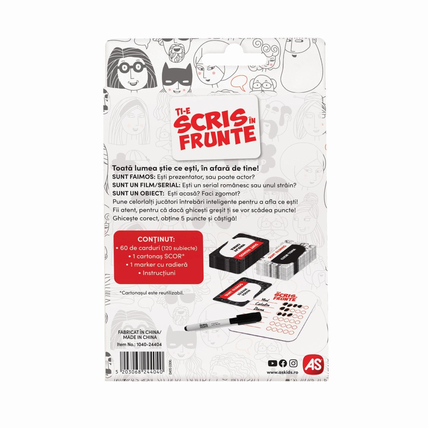 JOC DE CARTI TI-E SCRIS IN FRUNTE AS - Imagine 4