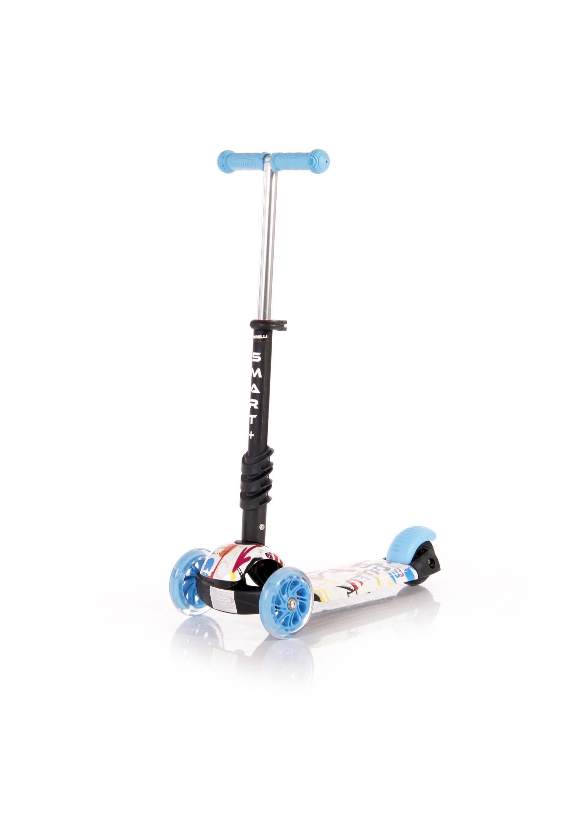 Trotinetă Copii Lorelli Junior Smart Plus, Blue & Green - Albastru (4) [ps:1ef726ed-d333-4030-894f-70b55907d69c]