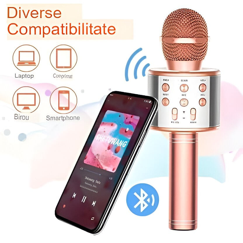 Microfon Karaoke Copii Flippy, Bluetooth, Rose Gold - Default Title (4) [ps:e9af370b-c3c8-42a7-85e7-0a0cd27c8e86]