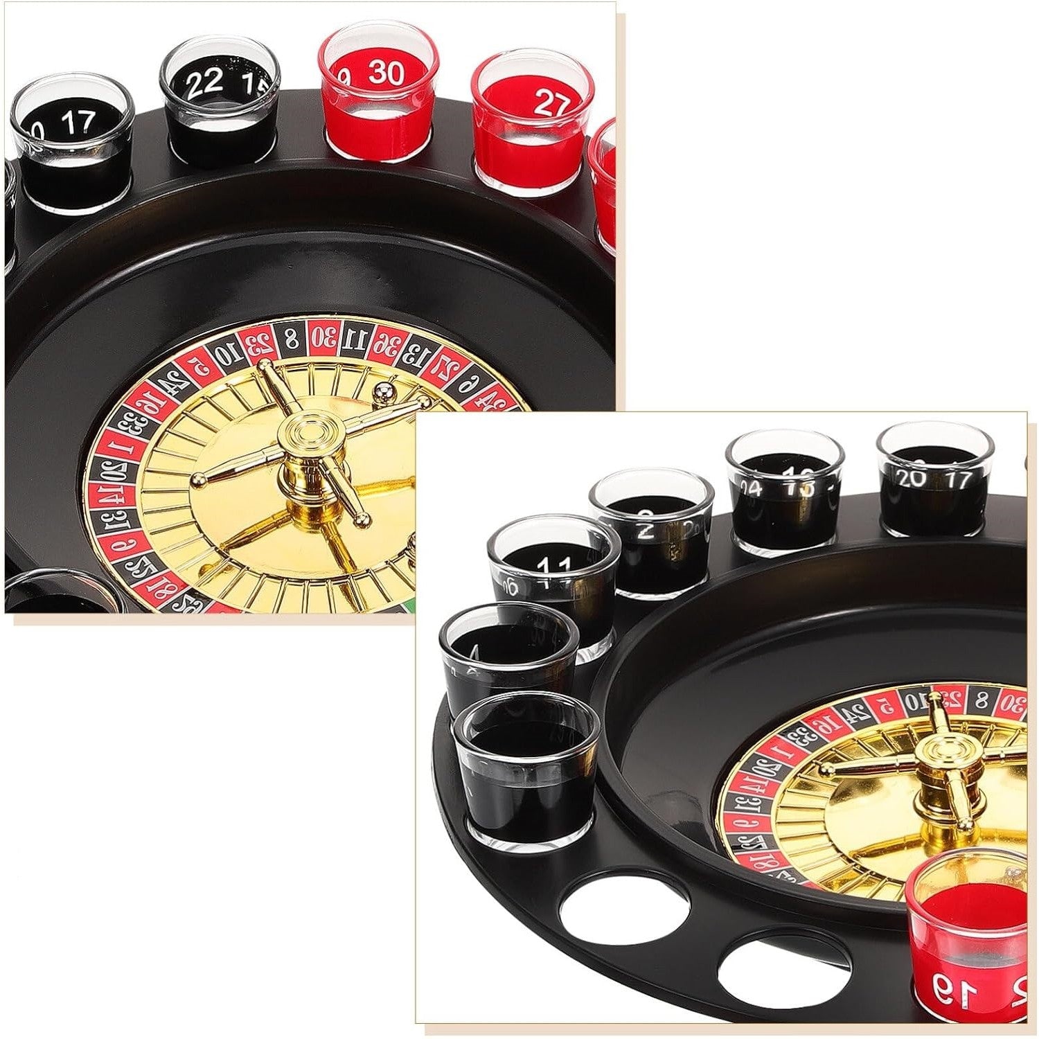 Joc Ruletă Flippy cu Pahare Shot și Planșă Blackjack - Default Title (4) [ps:34d8ae57-c8ae-48b9-ab34-684e3751739b]
