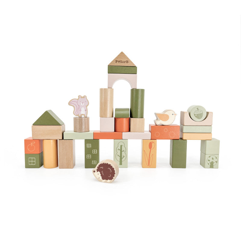 Set cuburi din lemn 50 buc - Padure, Viga [ps:554ae2eb-5d1d-43ee-9bf0-822183b380bc]