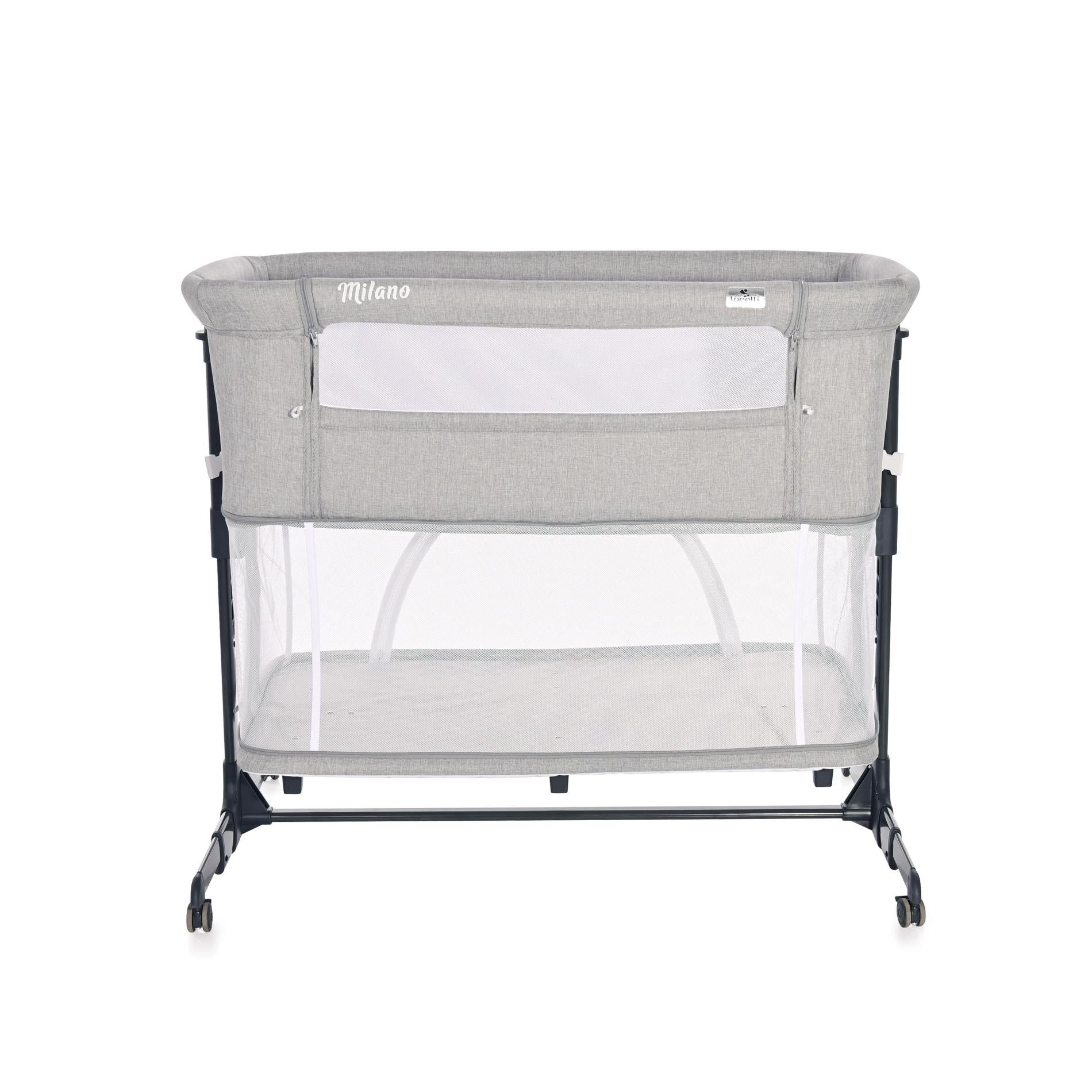 Pătuț 2 în 1 Co Sleeper Milano Pink, Lorelli - Gri (4) [ps:7de80063-bee1-4c3c-ba96-6a61473e17c9]