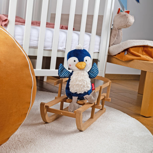 Pinguinul de plus Patchwork Sweety, Sigikid [ps:463417f1-1c07-4c53-954d-69576d24cc85]