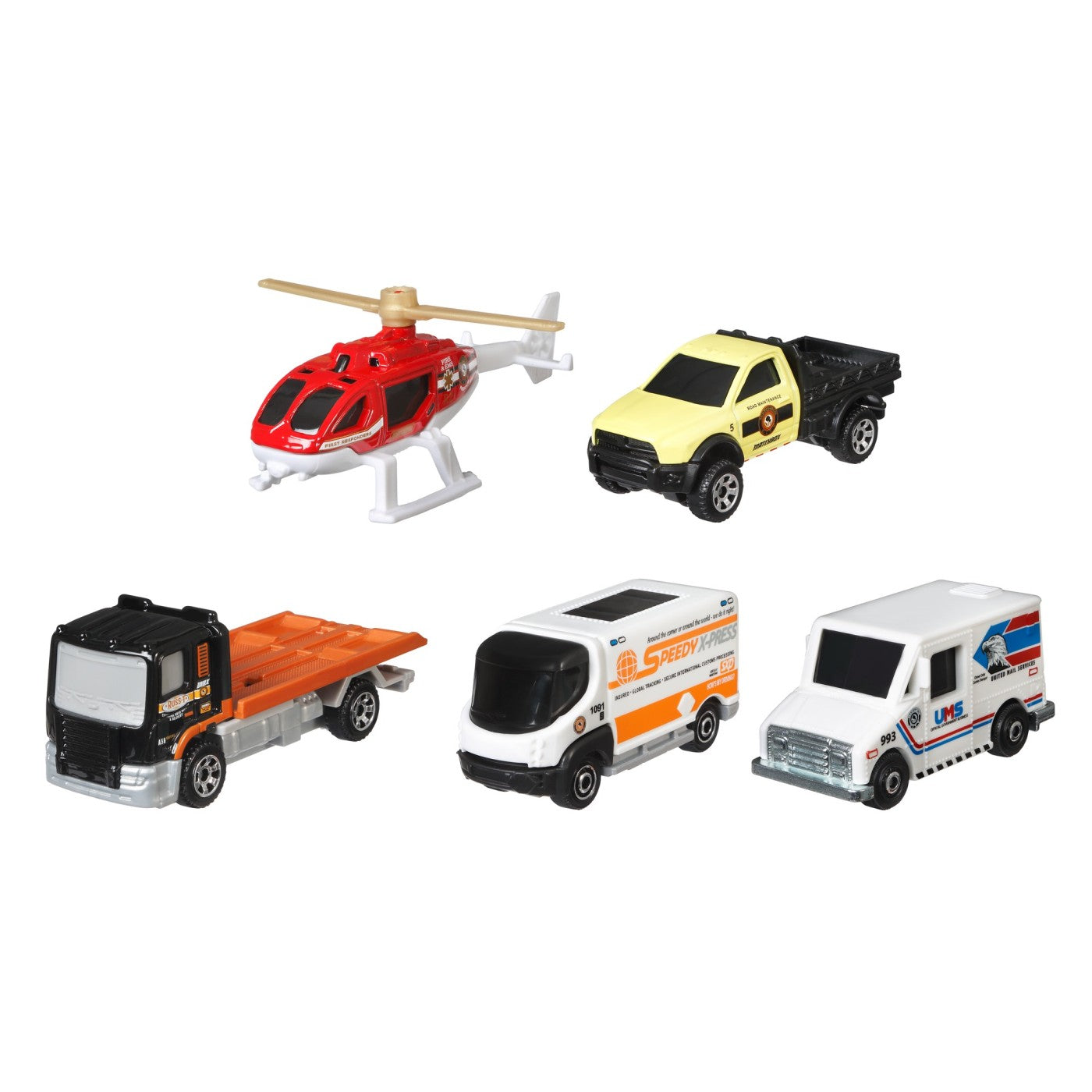 MATCHBOX SET 5 MASINUTE METALICE CITY ADVENTURE II SCARA - Imagine 5 [ps:0b3b37e1-6e86-47ec-b19c-75b5d7e57346]