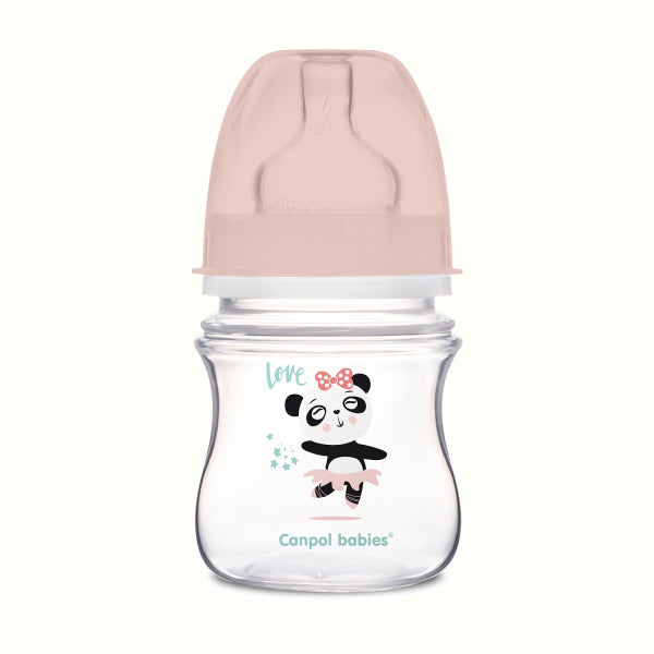 Canpol Babies Biberon Anticolici Cu Gat Larg 120 ml Pp - Imagine 4