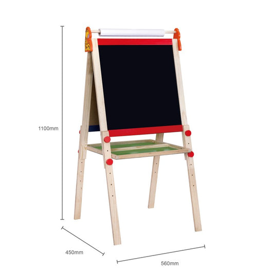 Tabla educationala dubla - magnetica si neagra, cu accesorii [ps:25bba0ee-84de-4717-a034-77b613ecf213]