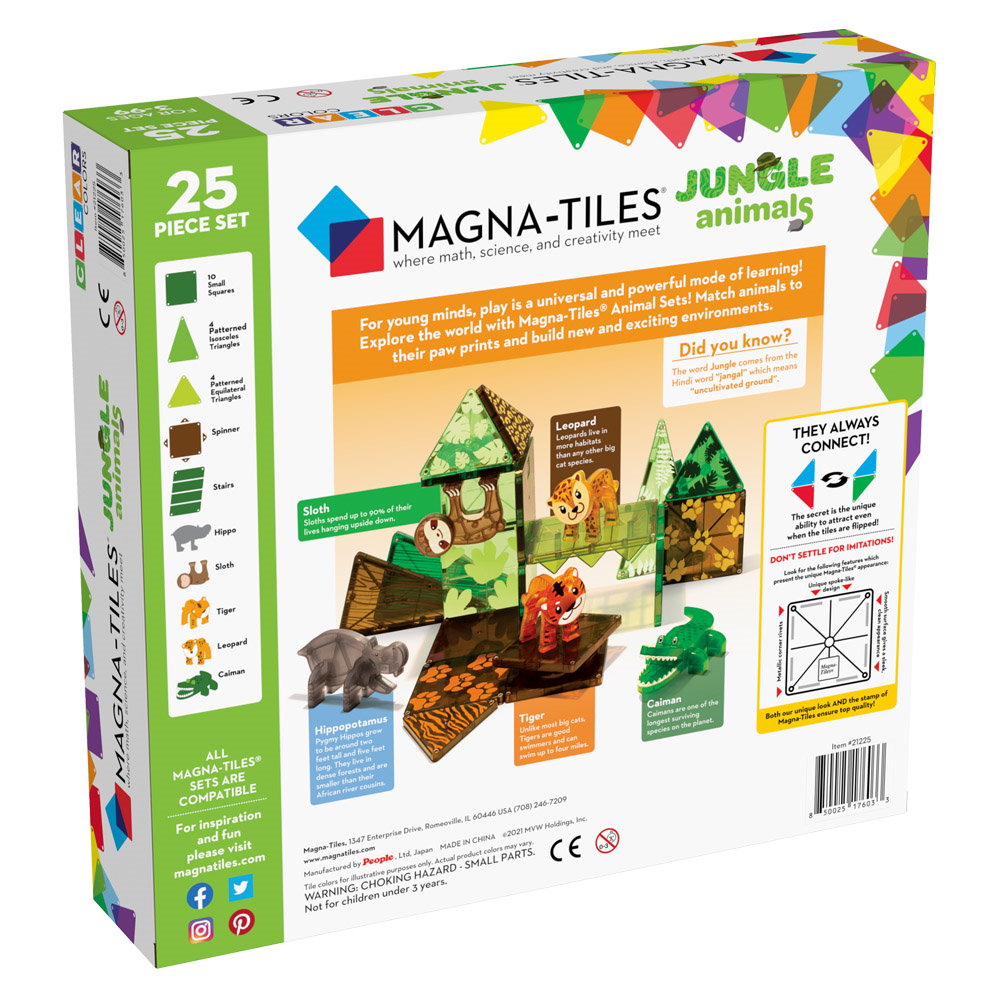 MAGNA-TILES Jungle Animals - Set Magnetic de Construcție - Default Title (4) [ps:1f05bbfd-a491-4cd0-8314-52d693d724ae]