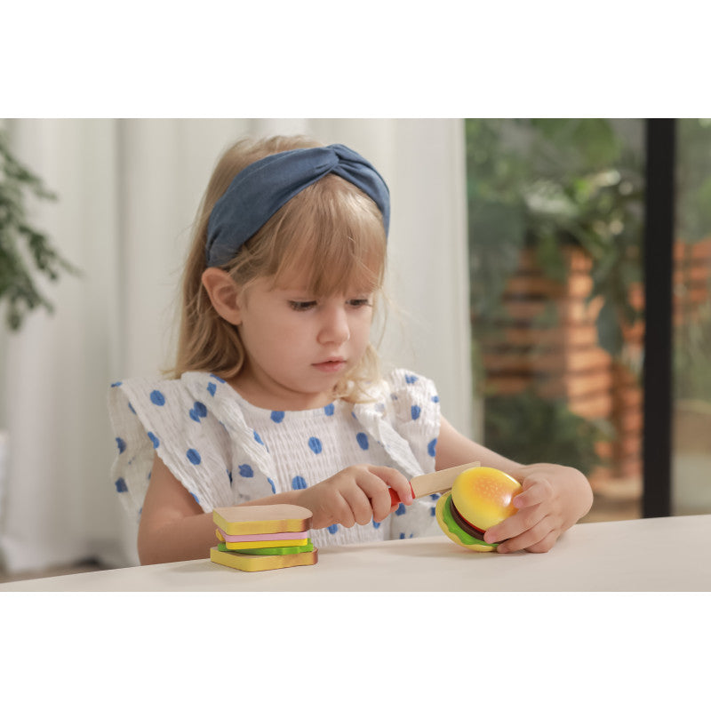 Set hamburger si sandvis din lemn, Viga [ps:732d7436-27a0-4661-8371-c8101c03b86f]