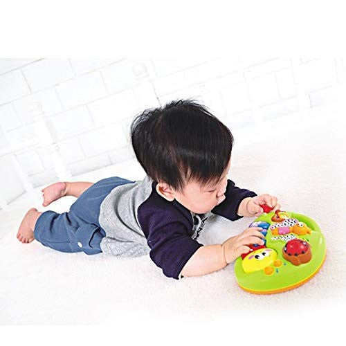 PIANINA ANIMALUTELOR VESELE CU LUMINI SI SUNETE Jucarii Bebe - Imagine 4