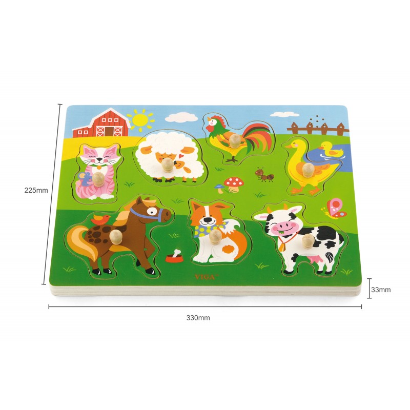 Puzzle cu sunete - animale [ps:99866de9-e362-4ae8-b048-da8be6c8ae9f]