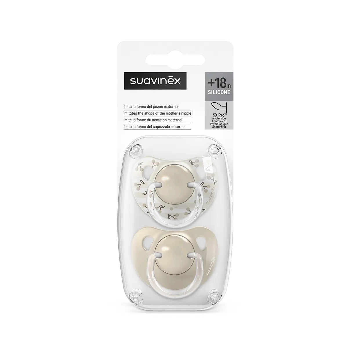 Suzeta Anatomica Suavinex SX Pro +18 luni, Bej Birdies - 2 - Bej (4) [ps:86228755-111a-4660-8dac-ce091574759f]