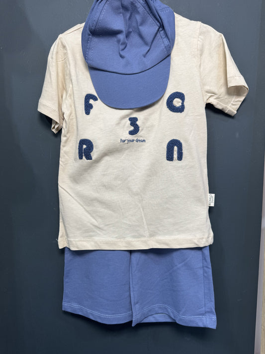Set tricou, pantaloni scurți și șapcă Bomlo Baby 2-3 ANI - 4-5 ANI (4) [ps:18d0c434-ca44-4d92-8b94-24caec114b32]