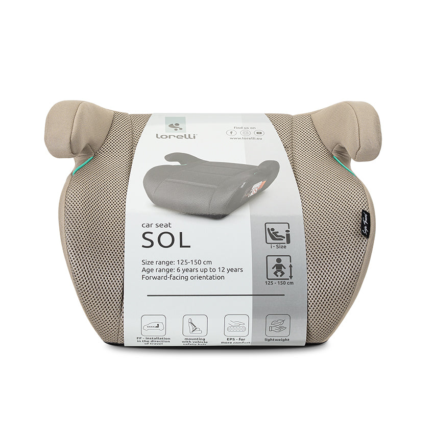 Inaltator Auto Lorelli Sol, 125-150 cm, 6-12 ani, Black - Beige (4) [ps:c56988f8-64db-42b6-8ca5-e8b813e2fcea]