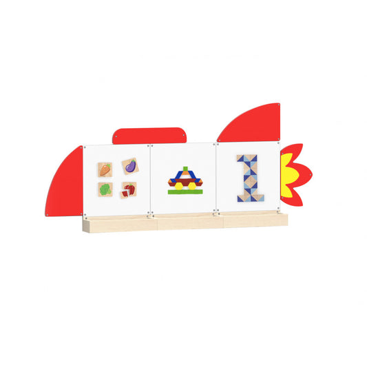 Set table de scris magnetice - Trenulet cu doua vagoane, - Imagine 4