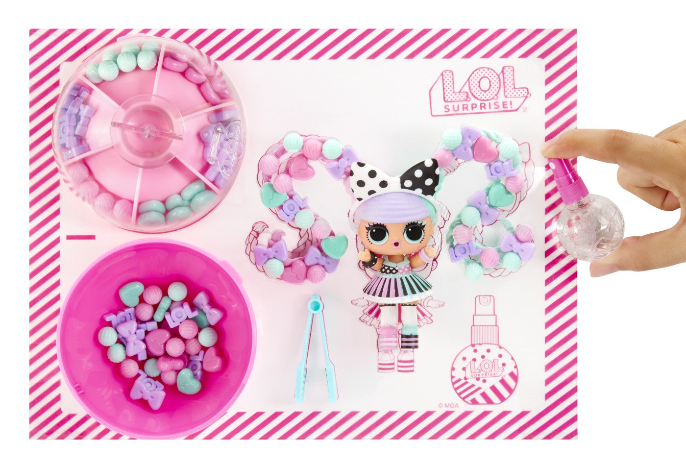 L.O.L. SURPRISE! PAPUSA HAIR BEADS TOTS MGA - Imagine 4