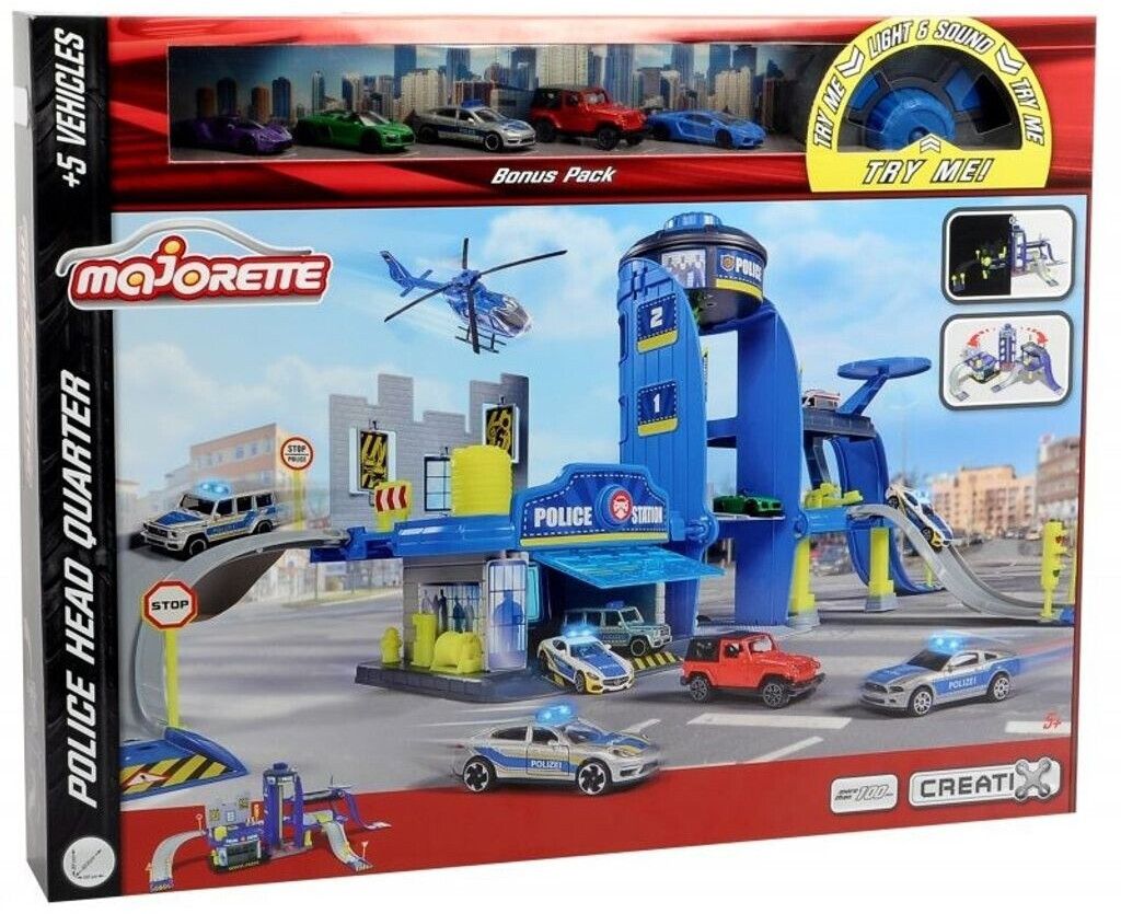 MAJORETTE CREATIX SET SECTIA DE POLITIE CU SUNETE SI LUMINI [ps:52f6fb44-292f-446e-843d-bab02169b86f]