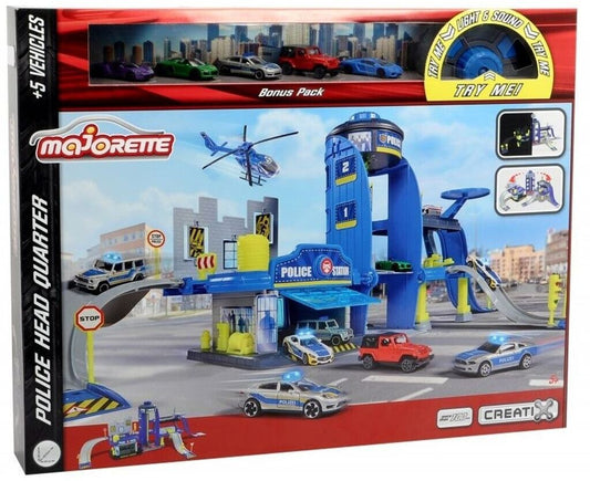 MAJORETTE CREATIX SET SECTIA DE POLITIE CU SUNETE SI LUMINI [ps:52f6fb44-292f-446e-843d-bab02169b86f]