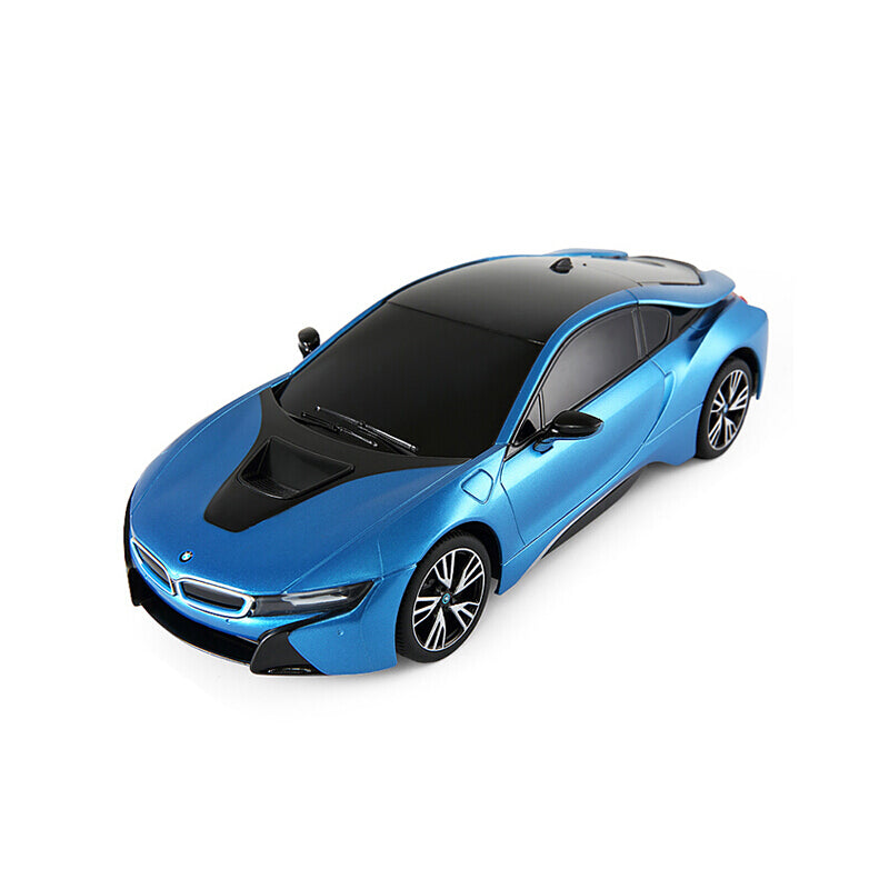 MASINA CU TELECOMANDA BMW i8 ALBASTRU CU SCARA 1 LA 18 [ps:f33413ad-1935-4d68-b5be-564277e326bd]
