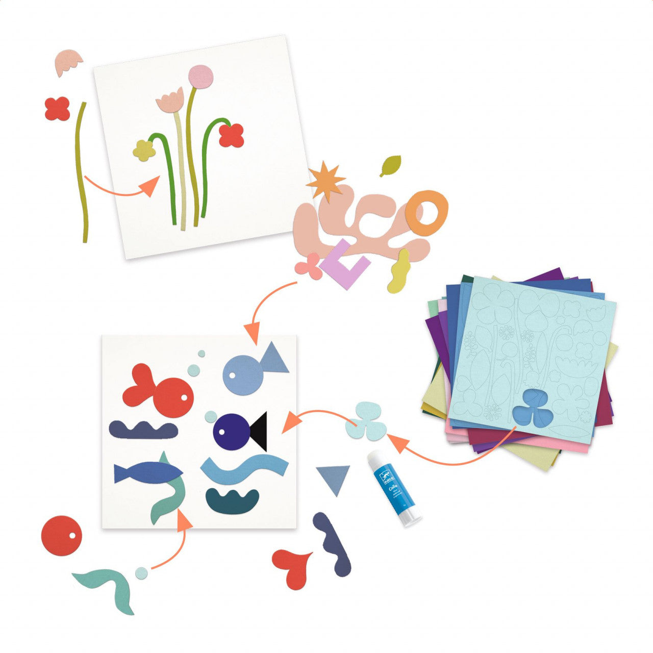 Joc creativ Little papers, Djeco - Imagine 4 [ps:86e43d67-b78e-4749-9e63-e0633b41c8f6]
