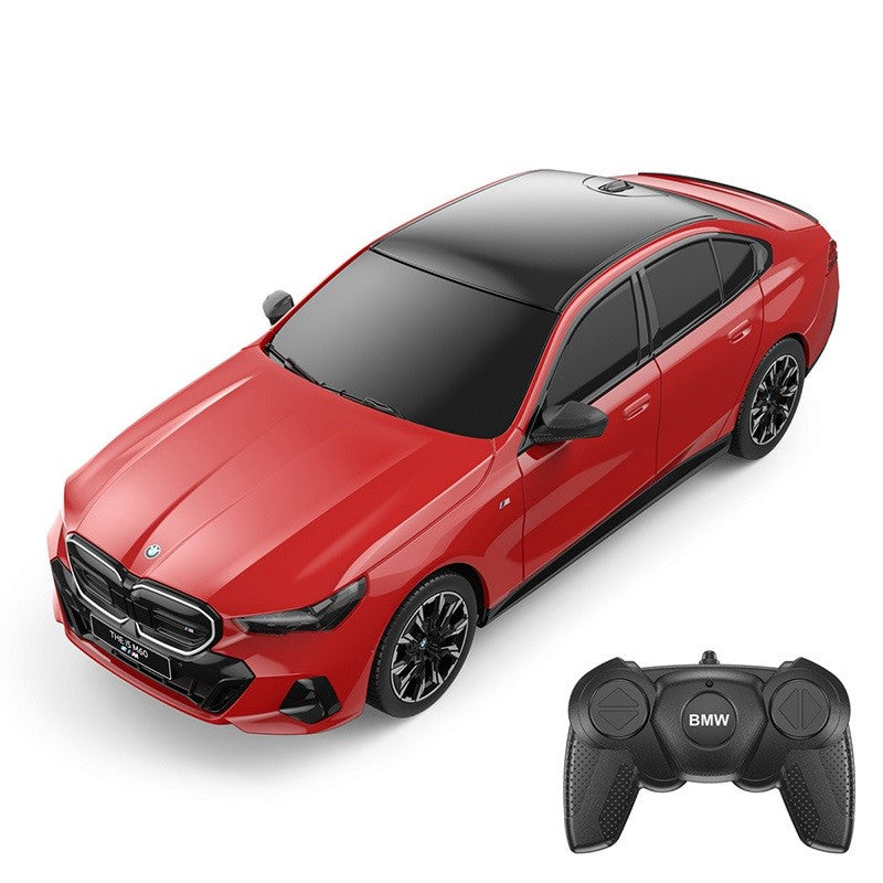 MASINA CU TELECOMANDA BMW I5 ROSU SCARA 1 LA 24 Rastar - Roșu (5) [ps:f0515171-9453-4b19-9d85-c4d461c7a2fb]